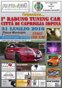 locandina tuning capriglia irpina avellino