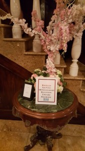  100 anni del Club Aquilonese San Vito Martire: la delegazione Gemellaggio Aquilonia - Montclair, il Presidente del Consiglio Regionale Rosa D'Amelio l'Onorevole Antonella Ciaramella ospiti della serata.