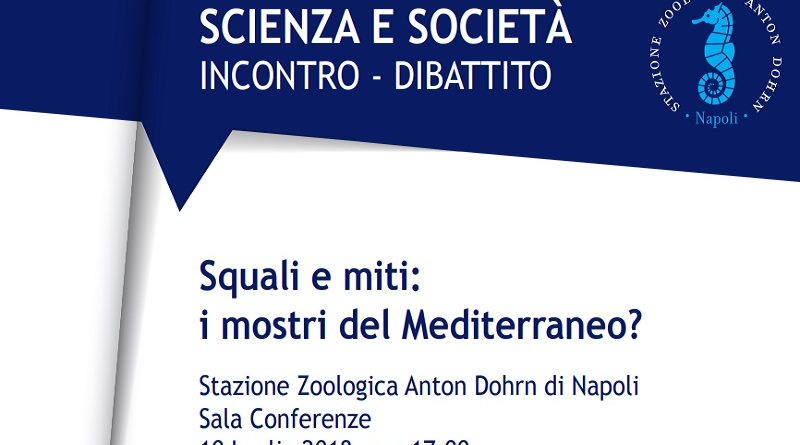 Risultati immagini per comitato Scienza e SocietÃ . Incontro-dibattito "Squali e miti: i mostri del Mediterraneo?"