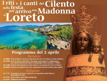 A Palinuro un nuovo appuntamento con Dialoghi Mediterranei: “I riti e i canti del Cilento nella festa dell’arrivo della Madonna di Loreto”