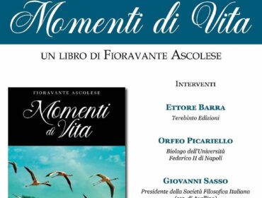 Avellino, oggi 20 aprile si presenta il libro “Momenti di vita” a cura di Fioravante Ascolese