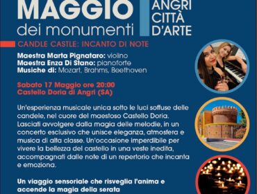 Candle Castle – Musica al lume di candele: un weekend di emozioni al Castello Doria tra note e calici di vino