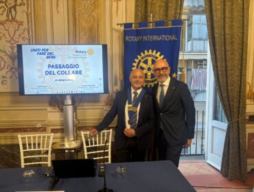 PASSAGGIO DEL COLLARE  ROTARY CLUB CASERTA REGGIA  VINCENZO MAGNETTA È IL NUOVO PRESIDENTE