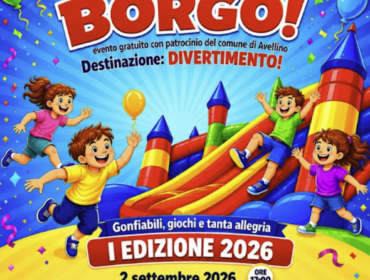 Borgo Ferrovia saluta l’estate con “Tutti a Borgo”: giochi, gonfiabili e divertimento per bambini e famiglie