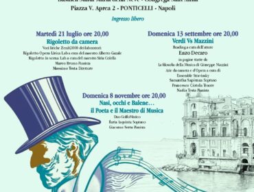 Verdi Note di Posillipo: domenica 13 settembre alla Basilica di Santa Maria della Neve il secondo appuntamento con Enzo Decaro e l’Ensemble Stravinsky