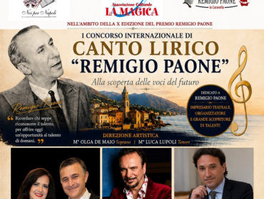 Nasce a Formia il I Concorso Internazionale di Canto Lirico “Remigio Paone”: alla scoperta delle voci del futuro