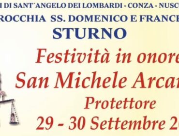 Sturno affida la città a San Michele Arcangelo: per la prima volta la consegna delle chiavi della Città tra tradizione, comunità e preghiera per la pace nel mondo