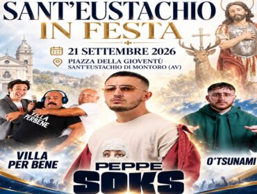 Montoro, musica e comicità in piazza per i festeggiamenti di Sant’Eustachio