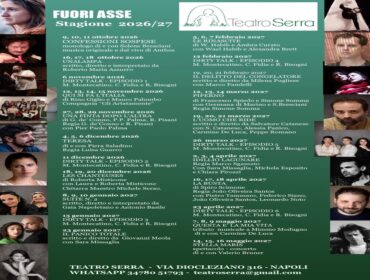 “Fuori Asse” nuova stagione del Teatro Serra. Conferenza il 22 settembre