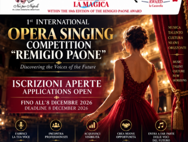 “La tua voce merita di essere ascoltata”: a Formia il I Concorso internazionale di canto lirico “Remigio Paone”