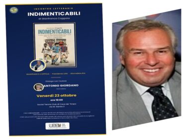 “Indimenticabili” il libro di Gianfranco Coppola il 23 ottobre al Social Tennis Club di Cava de’ Tirreni