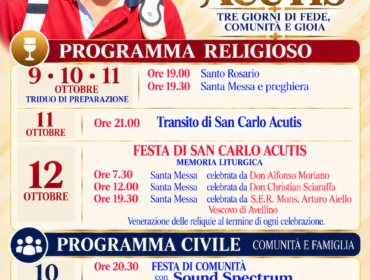 A Pianopantano la Festa di San Carlo Acutis: una storia nata sotto le stelle e diventata comunità