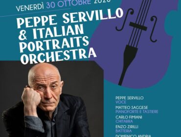Peppe Servillo & Italian Portraits Orchestra in concerto a Cava de’ Tirreni: appuntamento venerdì 30 ottobre a Il Moro di Cava de’ Tirreni