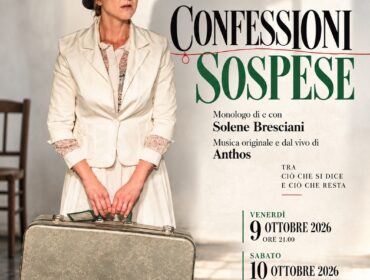 Al Serra debutta “Confessioni sospese” di Solène Bresciani