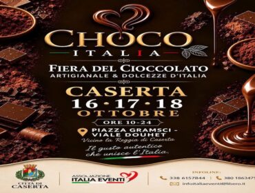 Choco Italia a Caserta: la fiera del cioccolato artigianale all’ombra della Reggia