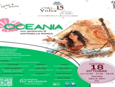 Quindici anni di sogni e magia al Teatro delle Arti: con Oceania al via la stagione 2026/2027 di C’era una volta
