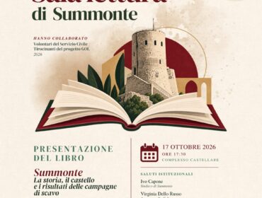 Libri, storia e comunità. Sabato 17 ottobre si inaugura la Sala lettura a Summonte