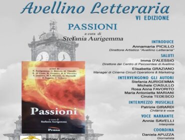 Ad Avellino letteraria: “Passioni”, il libro a cura di Stefania Aurigemma